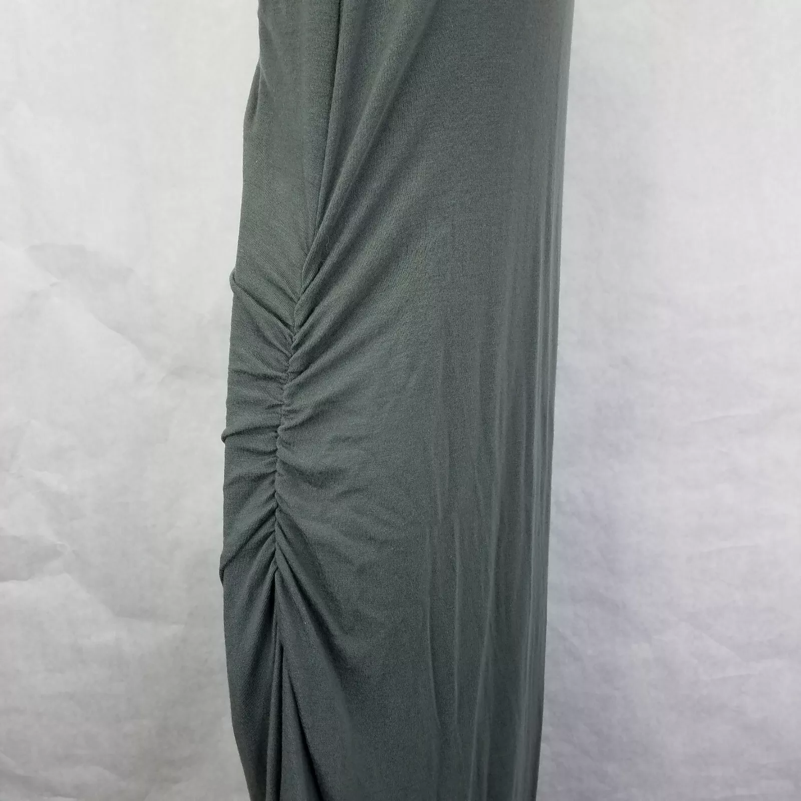 athleta serenity t-strap racerback ruched side maxi stretch flaw 