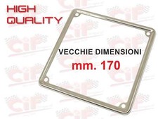 CORNICE TARGA CIF VECCHIE DIMENSIONI INOX LUCIDATO <99 170x170mm