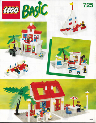 Lego 725 Basic Instructions No Bricks  