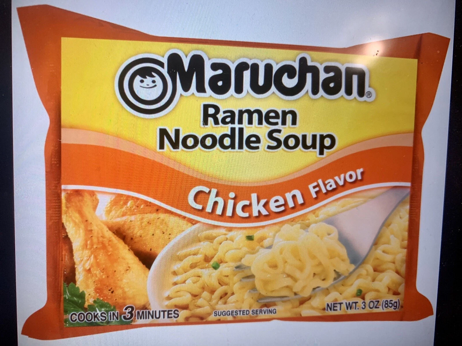 MARUCHAN CHICKEN FLAVOR TASTY TOP RAMEN NOODLE SOUP 3OZ 12 COUNT