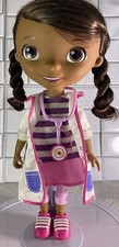 Disney Jr. Doc McStuffins 14" Doll Original Outfit Stethoscope Excellent No Box