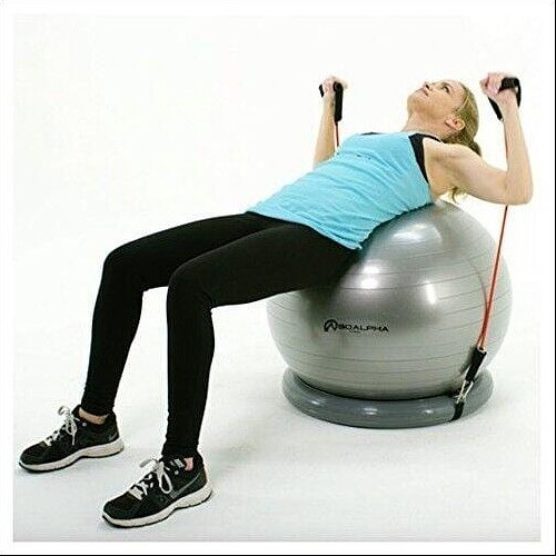 NIB SO ALPHA SOALPHA EXERCISE BALL BUNDLE: COMPLETE & STILL FACTORY SEALED/WRAP 