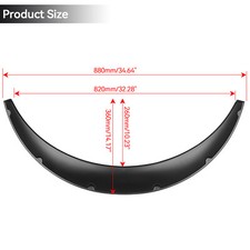 For Nissan Frontier 4.5 Car Flexible Fender Flares Wheel Arch Wide Body Kit 4x For Nissan Frontier 4.5 Car Flexible Fender Flares Wheel Arch Wide Body Kit 4x