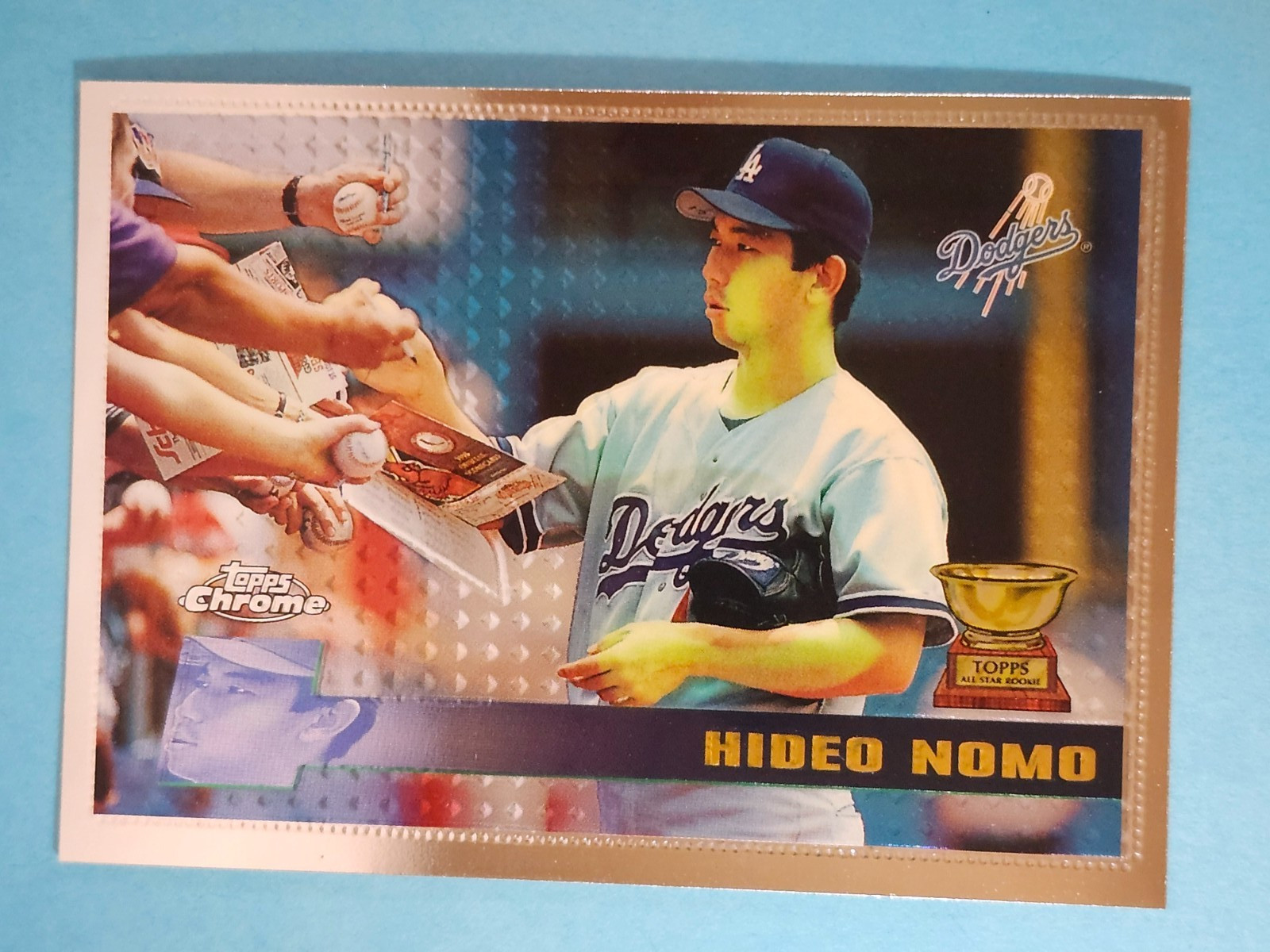 1996 Topps Chrome Hideo Nomo Los Angeles Dodgers #37 ⚾