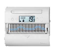 Cronotermostato giornaliero touch slide da parete bianco Finder 1C6190030101