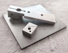 Tattoo Machine Lefty Frame Parts Set-Up Base, Spring Shelf & Blank Side Plate