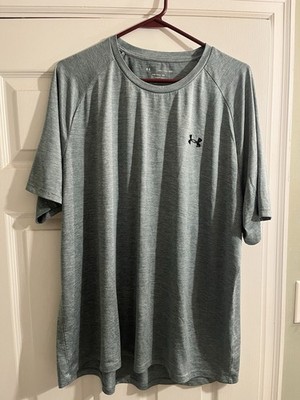 Under Armour Tech Tee Mens XXL Green Short Sleeve Loose Fit Activewear