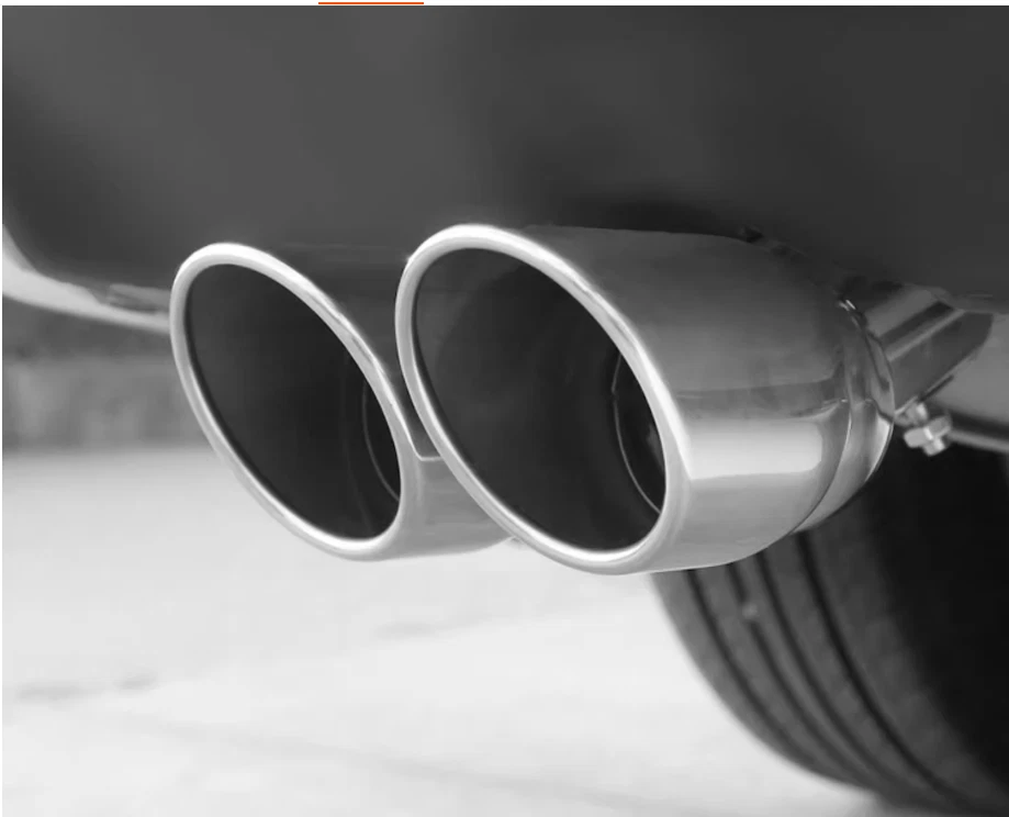 Punta de silenciador de tubo de escape trasero de acero inoxidable para Toyota C-HR CHR SS de 16-24 Foto 3 de 4