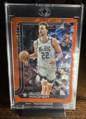 Topps Franz Wagner #88 Orlando Magic 2025 Orange Crackleboard Foil /25
