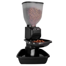 Feeding Friend® Automatic Dog & Cat Food Feeder with Water Dispenser, Black