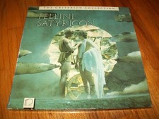 FELLINI SATYRICON Criterion 3-Laserdisc LD BOXED SET WIDESCREEN FORMAT VERY RARE