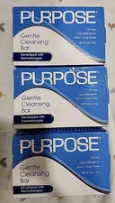 Purpose Gentle Cleansing Bar 6 oz **3 Bars*Fast Shipping 