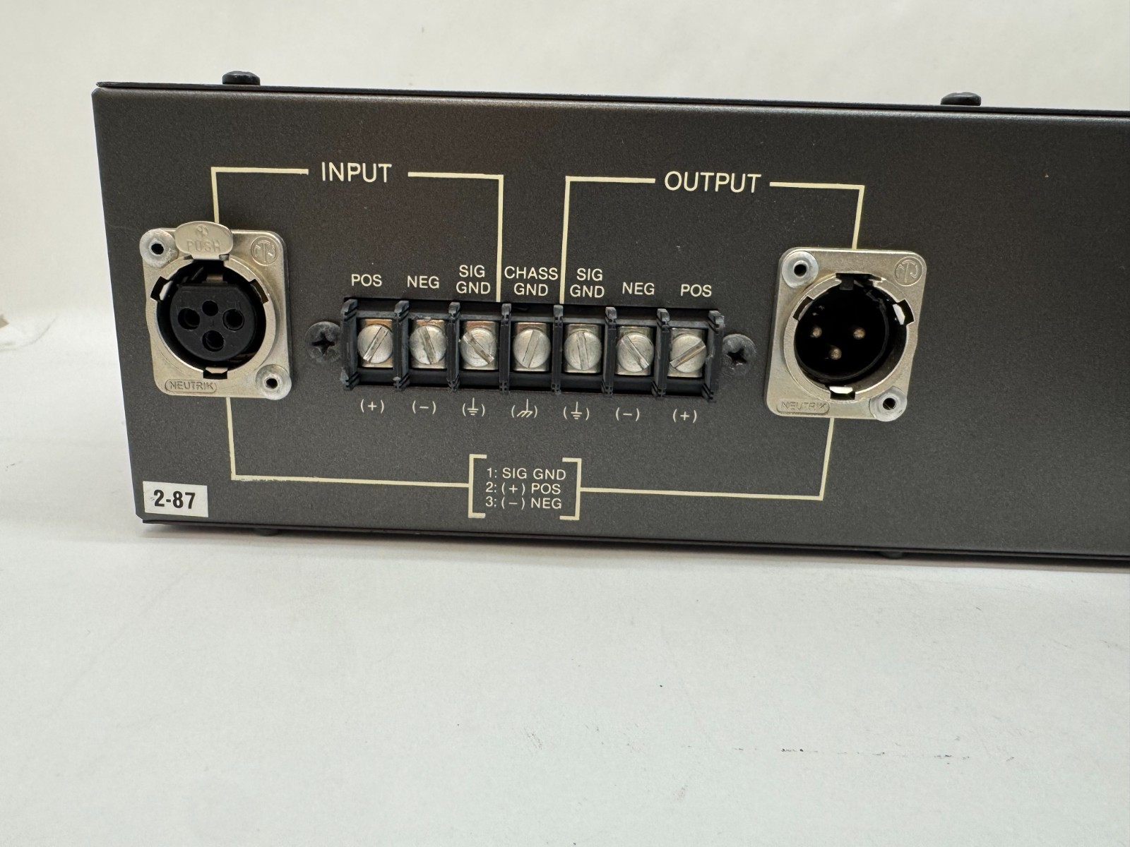 Rane ge30 Graphic Equalizer 120 vac 50/60hz 30w