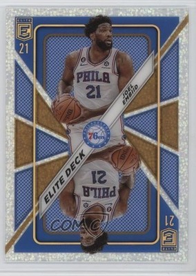 2023-24 Donruss Elite Deck Gold International 1/10 Joel Embiid #18 7rv