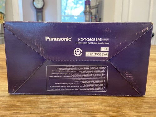 Panasonic KX–TG6051M Platinum 5.8 GHz Cordless Digital Telephone + Answering NIB - Bild 9 von 9