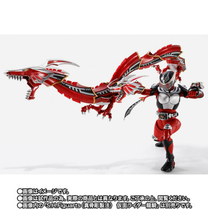 仮面ライダー龍騎　MASKED RIDER RYUKI & DRAGREADER S.H.Figuarts Dragreder & Kamen Rider Ryuki Option Parts Set Bandai