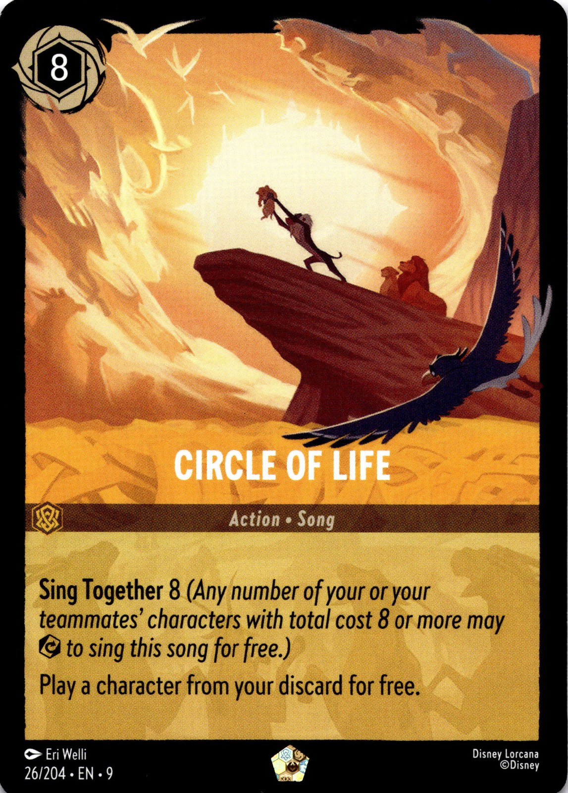 Circle of Life 26/204 [Legendary Normal] Lorcana Fabled NM