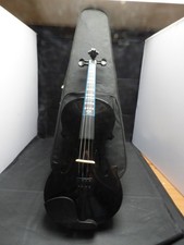 Black 4/4 Size Violin. Pre Owned. With Case & Bow. Fully Set Up. Fully Serviced.