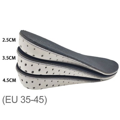 Unisex Insole Heel Lift Insert Shoe Pad Height Increase Cushion Elevator Tal-wy