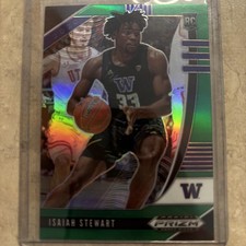 Isaiah Stewart 2020 Prizm Draft Picks Collegiate Rookie Green #26