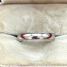 MANS 14K WHITE GOLD WEDDING BAND