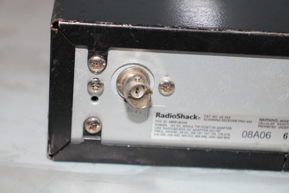 Radio Shack PRO-433 Trunking Receptor Analógico Radio sin Fuente de Alimentación Foto 3 de 3