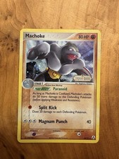 Pokemon TCG Machoke 39/92 EX Reverse Holo Legend Maker 2006