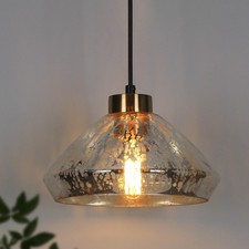 Pendant Lights Kitchen Island, 9.8'' Modern Pendant Light Fixtures with Textu...