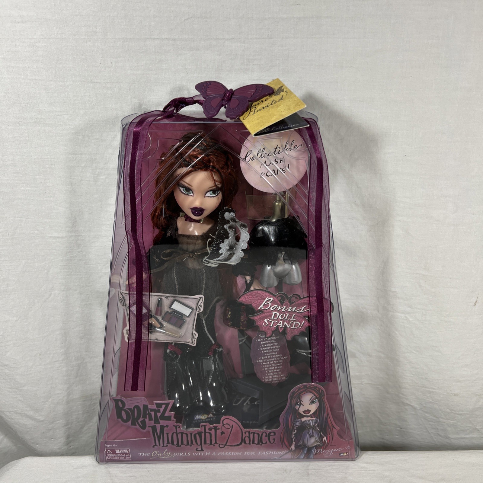 RARE Bratz Midnight Dance Meygan NIB Y2K MGA Goth 2005 SEALED NEW