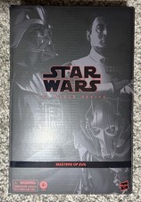 Star Wars Black Series Masters Of Evil 3 Pack Thrawn Vader Grievous Figures New