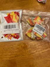 girls softball hair clips