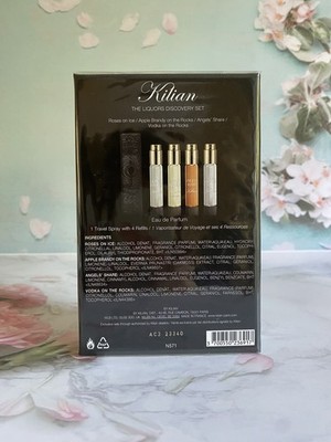 Kilian The Liquors Discovery Perfume Set - 4 Scents 7.5ml Each + Travel Case