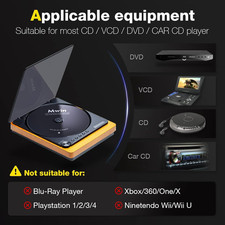 CD Cleaner Disc for CD Player, Safe and Effective Laser Lens Cleaning Disc, C...