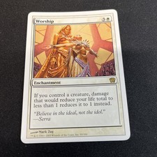 Worship ~ Ninth Edition [ near mint  ] [ Magic MTG ] 9th core set
