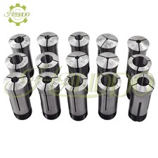 New 15pc 5C Round Collet Set - 1/8" - 1" High precision The TIR 0.0006"