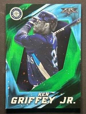2017 Topps Fire Ken Griffey Jr #83 GREEN /199