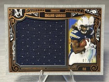 🌴🏈MELVIN GORDON 2015 Topps Musem Collection JUMBO Game Jersey Relic /50!!!🏈🌴