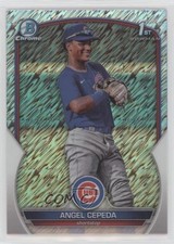 2023 Bowman Chrome Prospects Shimmer Refractor Angel Cepeda #BCP-205 3d5