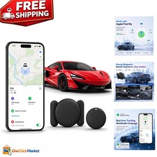 Real-Time Magnetic Vehicle GPS Tracker - Waterproof  Subscription-Free Security