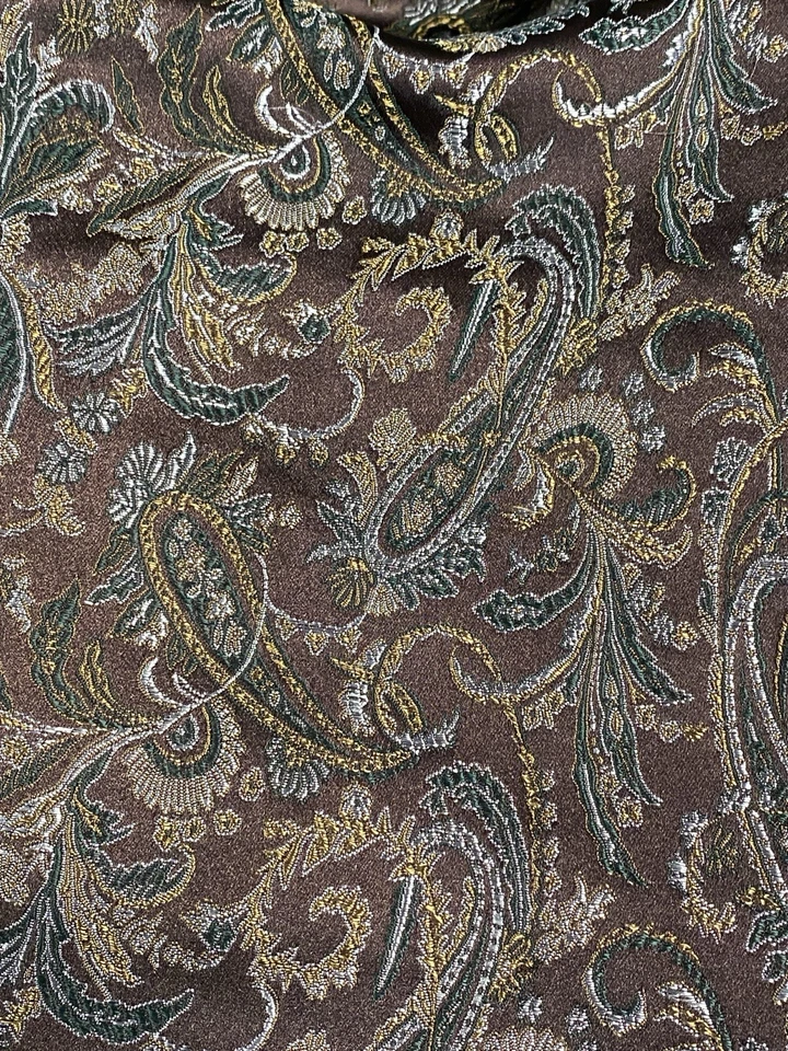 Conjunto de Vestido Steampunk Victoriano Ropa Histórica Premier Designs Brocado Dorado W7 Foto 4 de 4