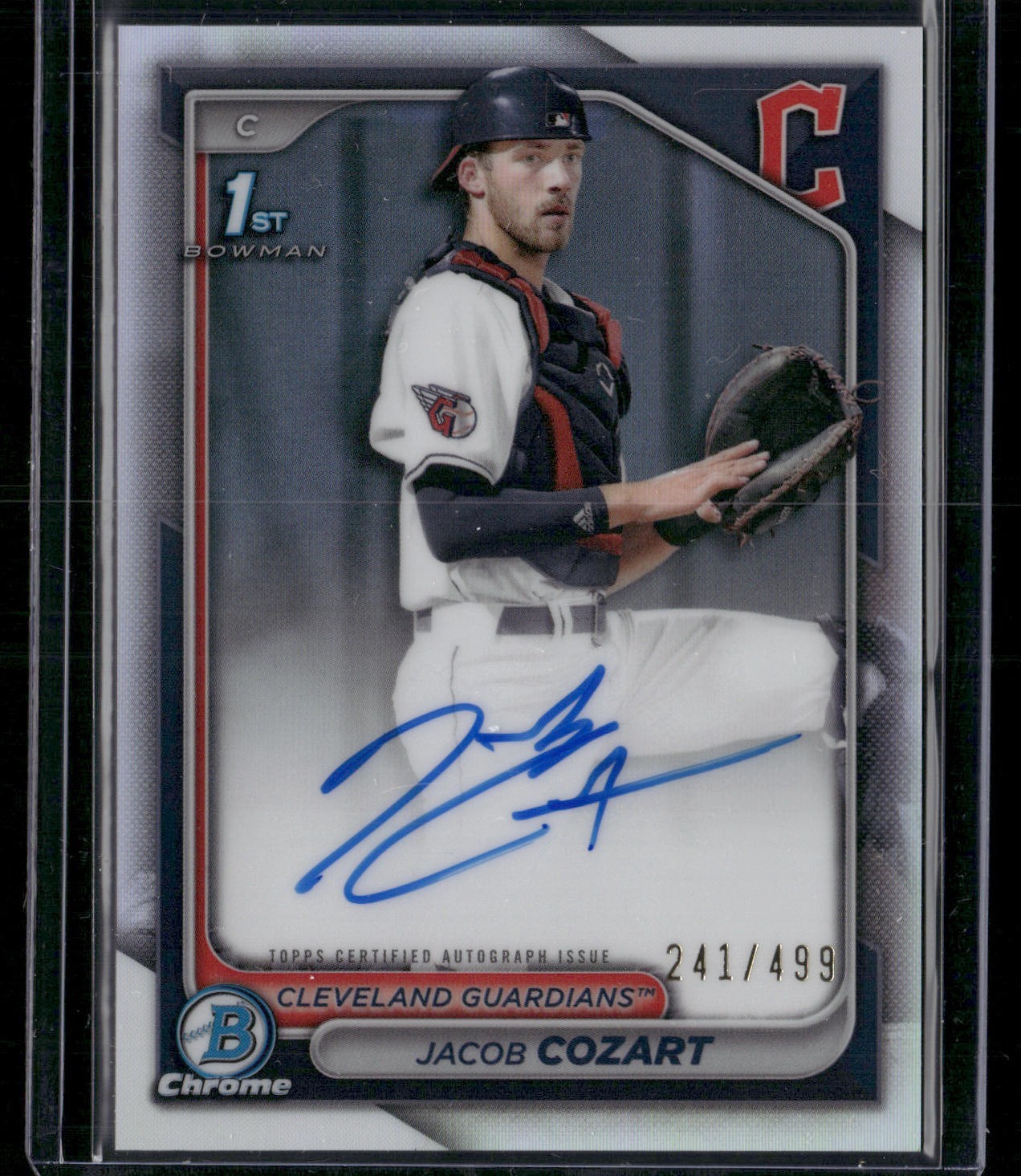 2024 Bowman Chrome Draft Jacob Cozart 1st Refractor Auto /499 Guardians