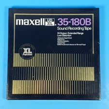Maxell UD XL 35-180B Metal Reel Sound Pro Recording Tape Vintage New Open Box