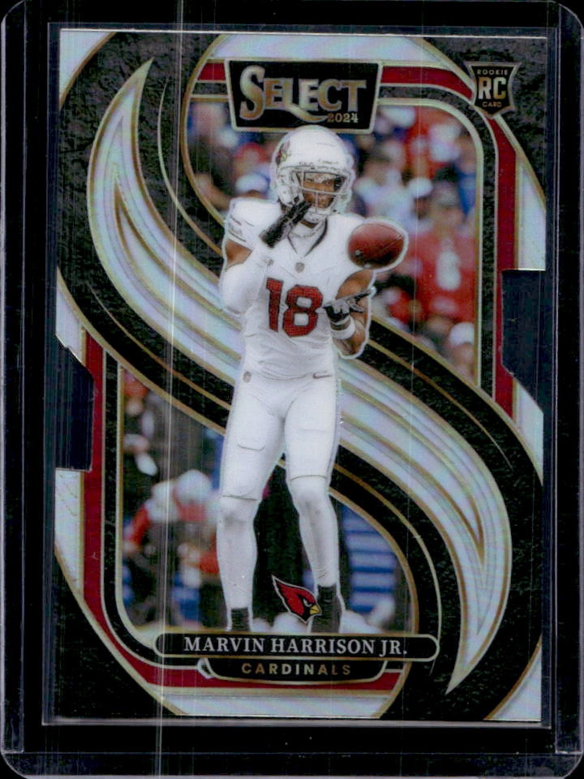 2024 Panini Select Marvin Harrison Jr. Premier RC Silver Prizm Die-Cut #115