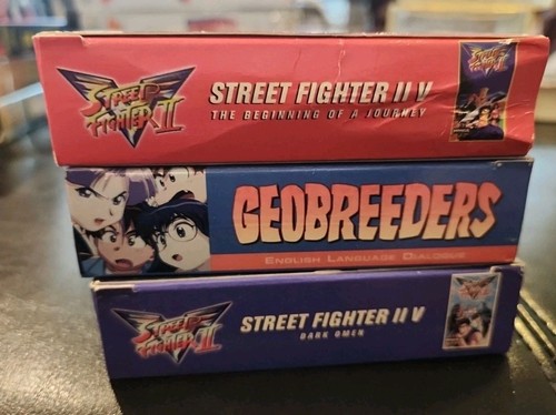 Geobreeders VHS 1999 Street Fighter II U.S. Manga Corps Anime Lot - Picture 8 of 9