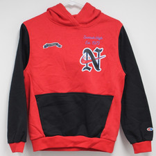 NWT Nike Kids Sz L Swoosh High Red Hoodie FQ6245-657