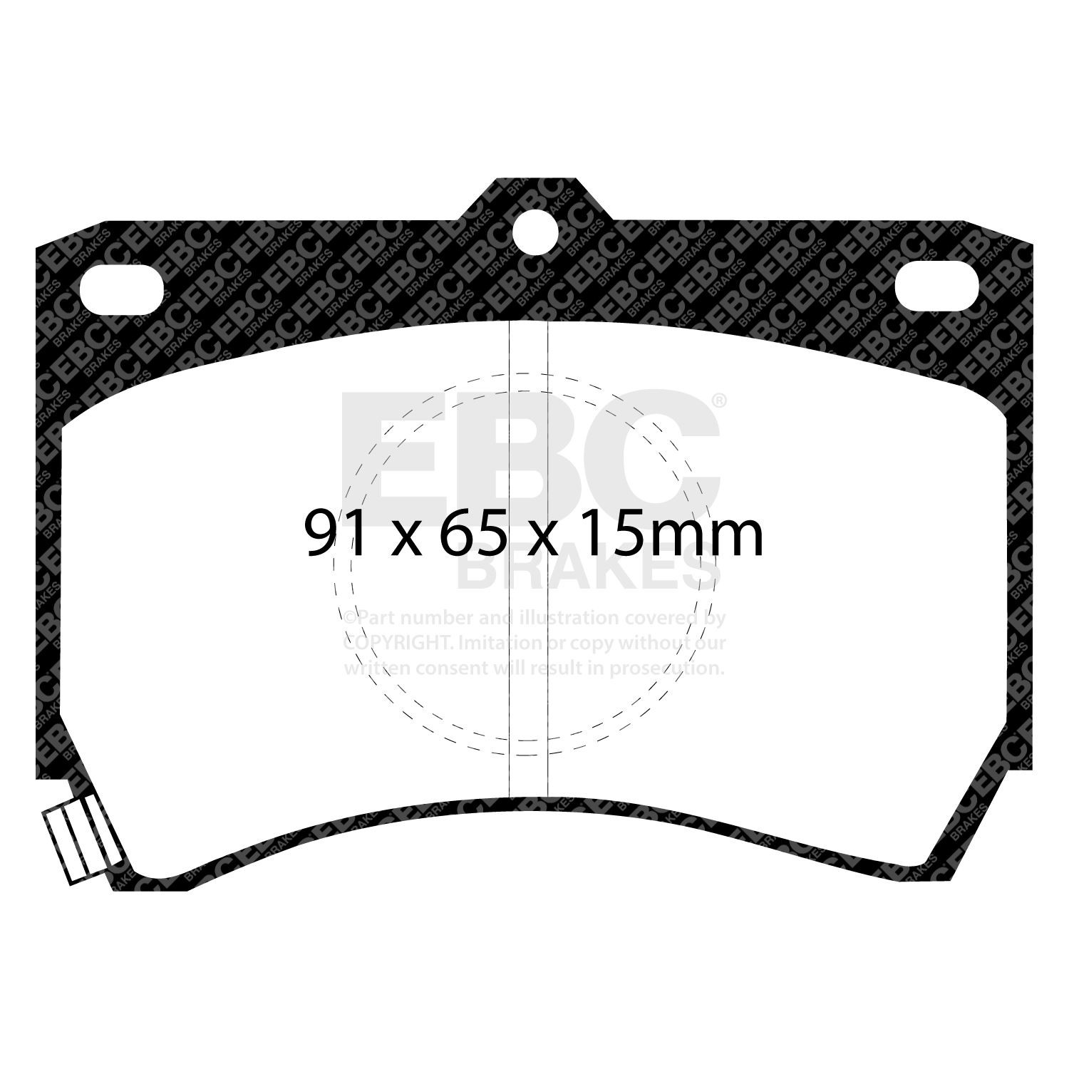 EBC DP655 BRAKE PAD SET DISC BRAKE Front