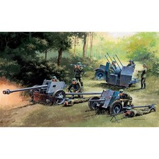 ITALERI Pak35 + Pak40 + Flack38 7026 1:72 Military Vehicle Model Kit