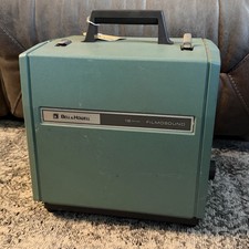 Bell And Howell Projector 1592 16mm FilmoSound Movie With Case Vintage Powers On