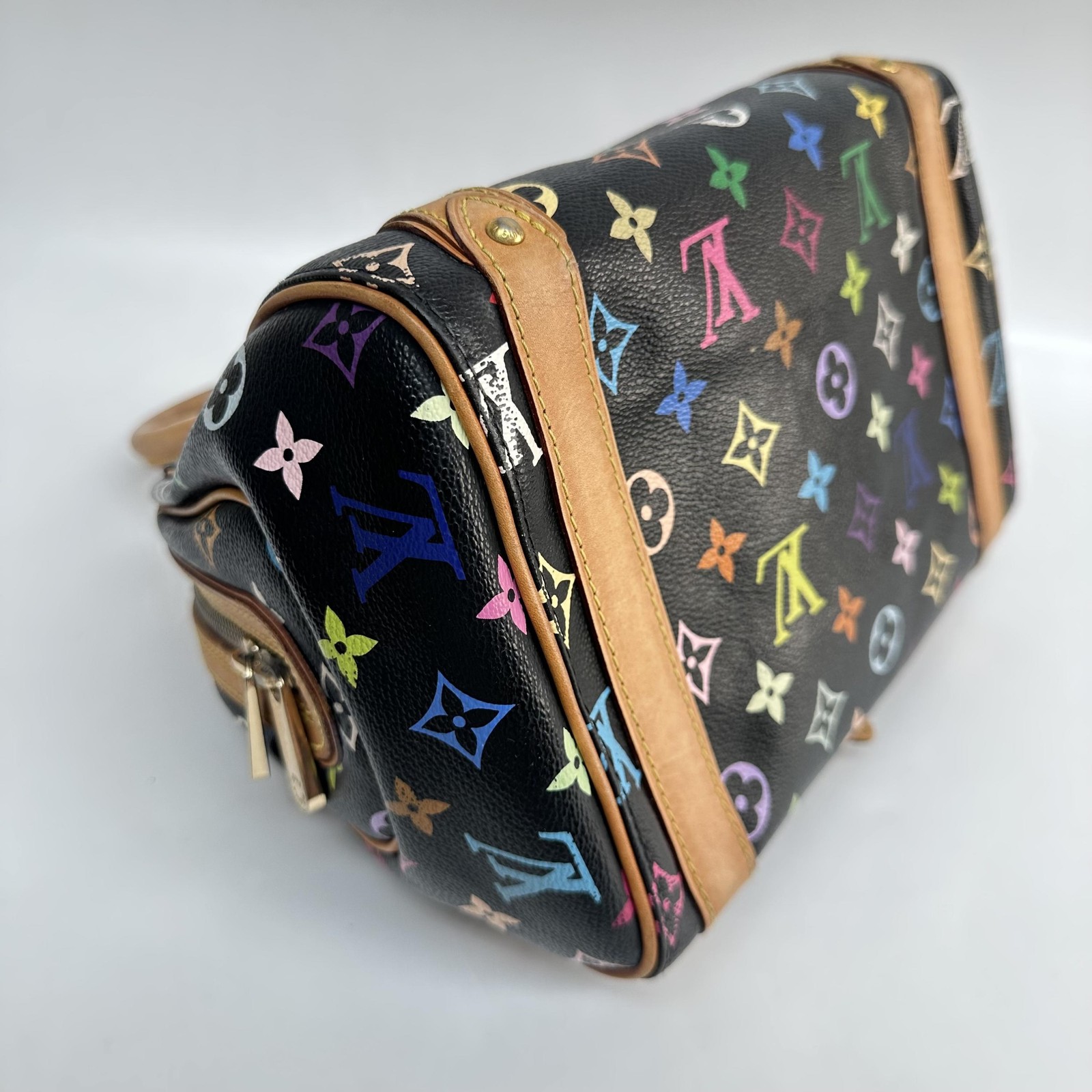Black Monogram Multicolor Canvas Priscilla Handbag - ## image 4