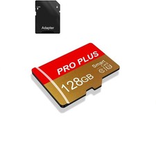TF Card 128GB with Adapter, High Speed Memory Card, UHS-I C10 A1 Memory TF Ca...
